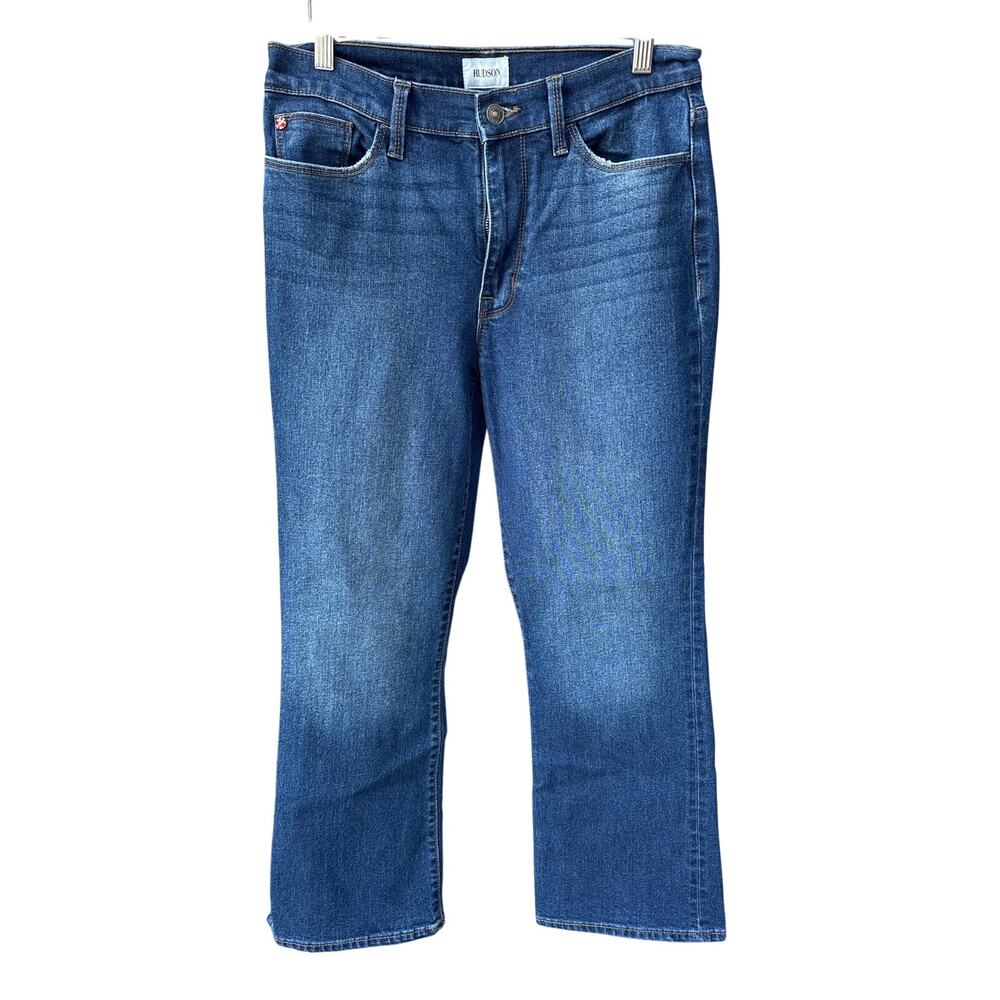 Hudson Blair Enya Flare Jeans Women’s 29 Medium Wash Stretch Denim Boho